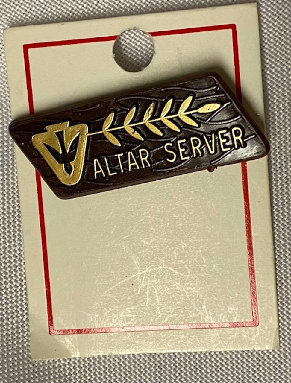 Plastic Alter Server Lapel Pin