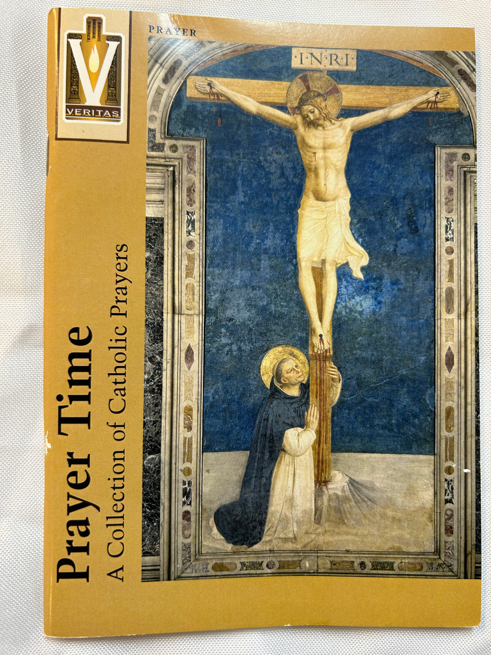 The Prayer Time booklet is a collection of devotional prayers for families and individuals. It includes the foundational prayers of the Catholic faith, prayers to the Blessed Virgin Mary, prayers for Holy Communion, prayers to the angels and saints, and more. Pick up this Knights of Columbus booklet and strengthen your prayer life.

Used in good condition.