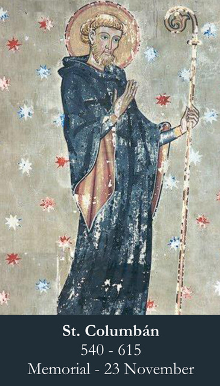 St. Columban Prayer Card