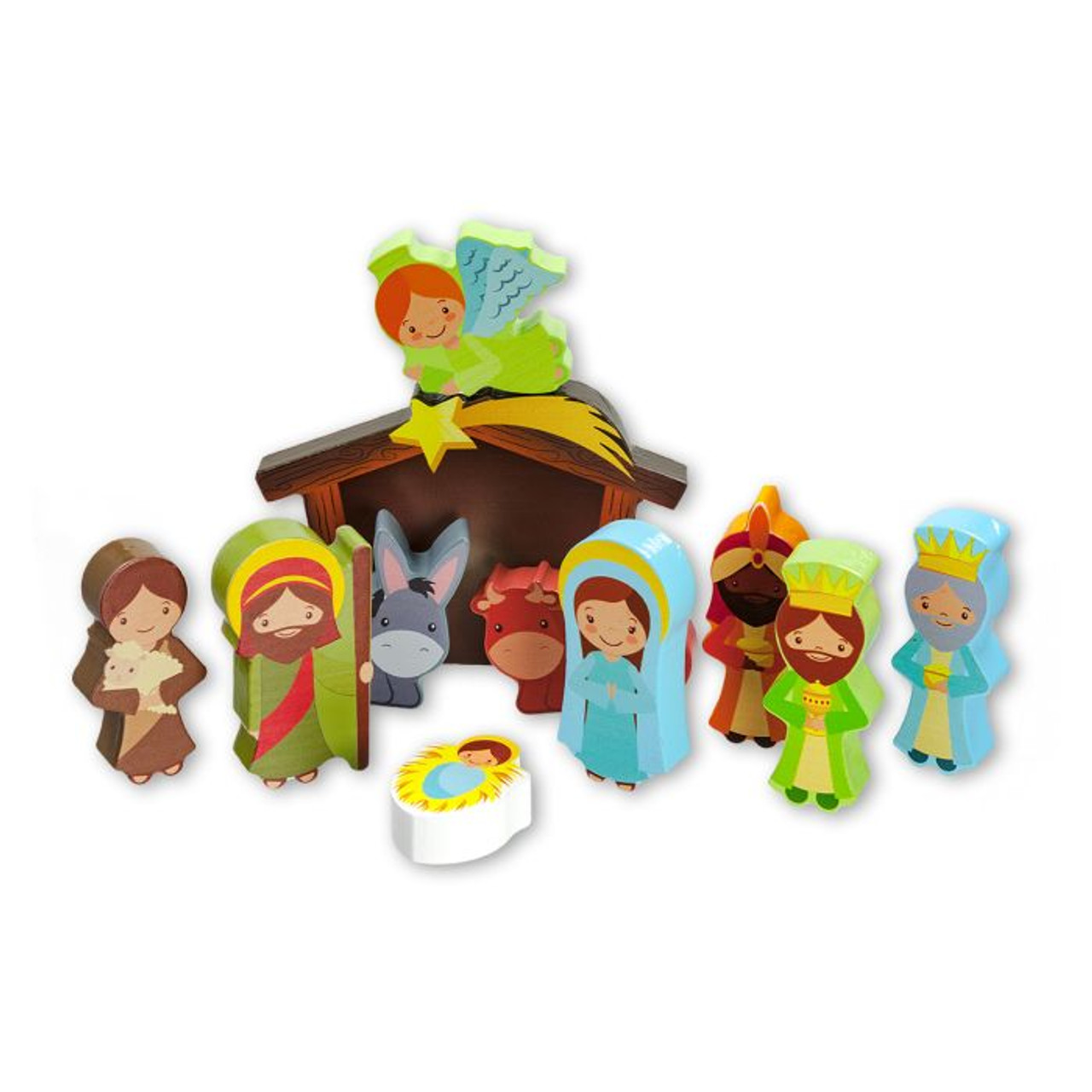 Nativity Block Set by W.J. Hirten