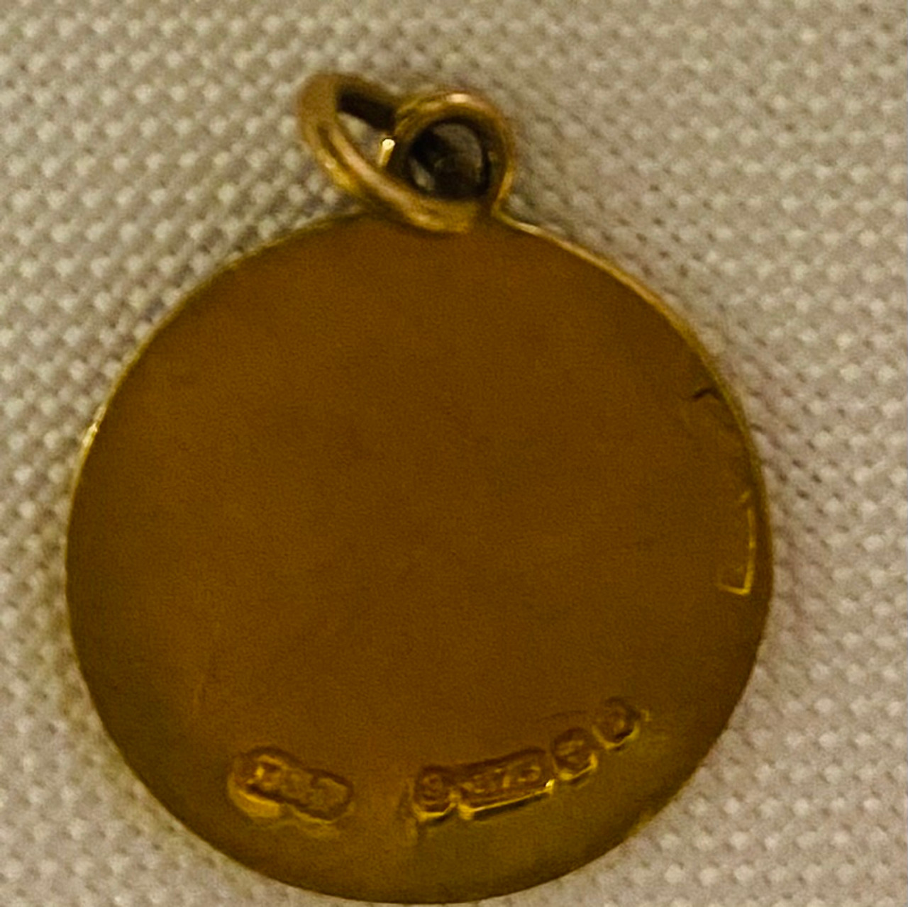 9 caret Vintage St. Christopher Medal