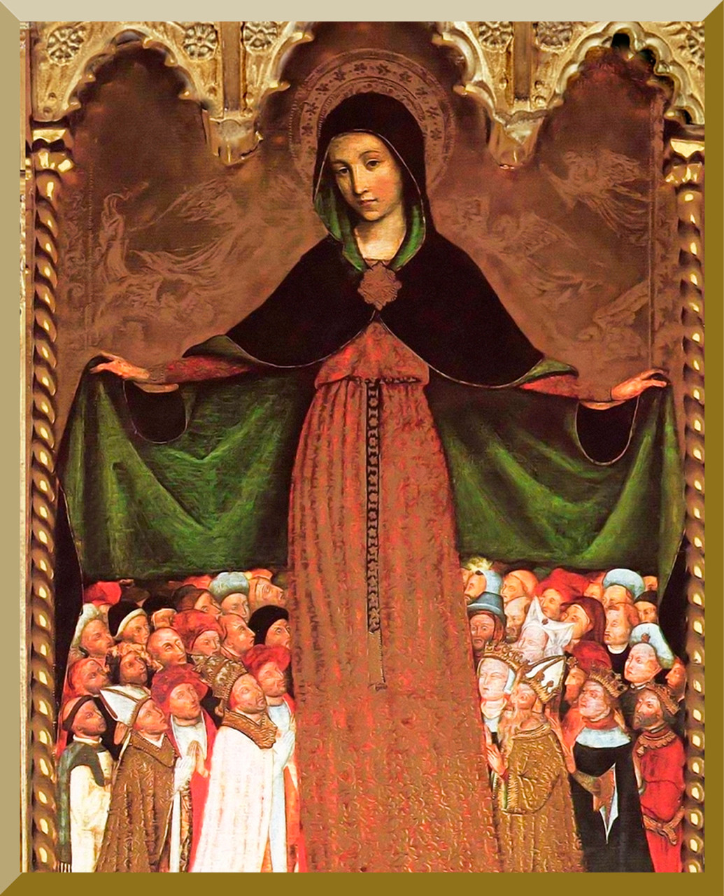  Mother of Mercy Mini Wall Plaque 3" X 4" ( WP-4089Q)