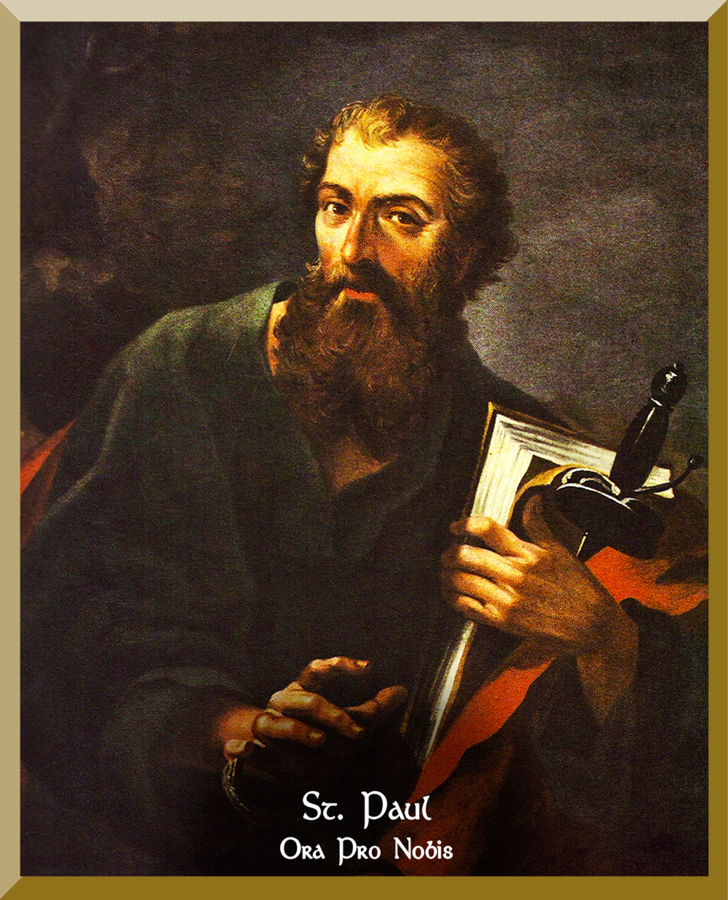 St. Paul Mini Wall Plaque 3" X 4" (WP-1703Q)