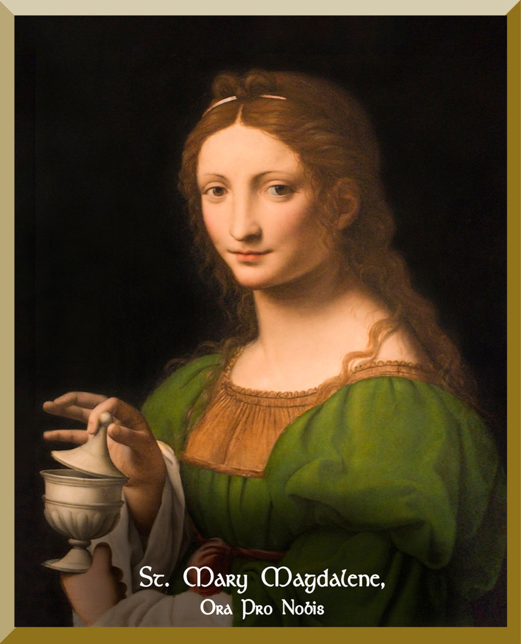 St. Mary Magdalene Mini Wall Plaque 3