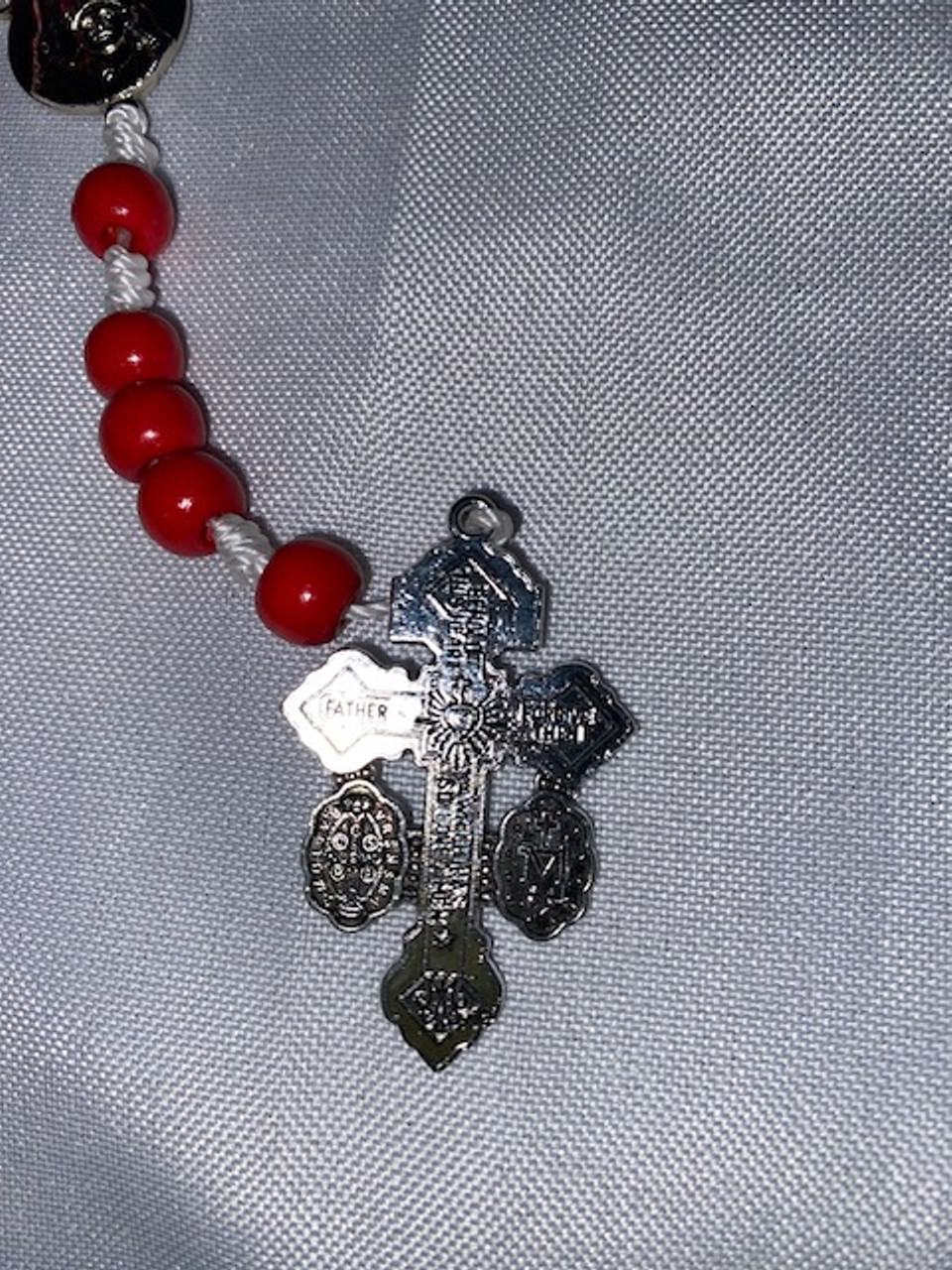 Unique Handcrafted  Pope St. JP II Rosary - only one available