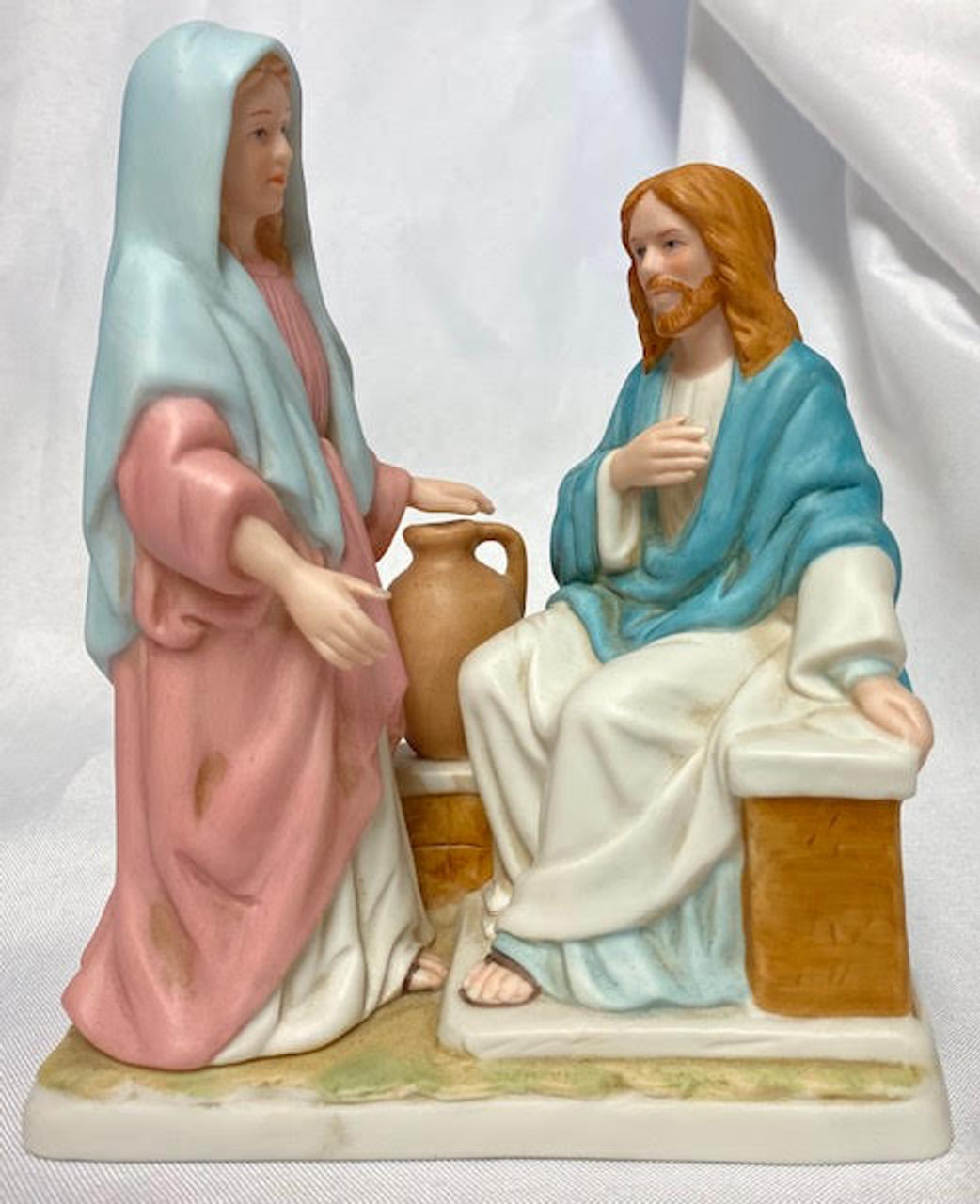 Homco Living Water Ceramic Statue 