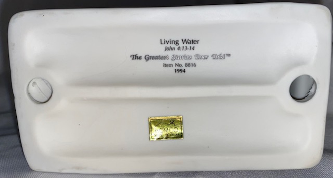 Homco Living Water Ceramic Statue 