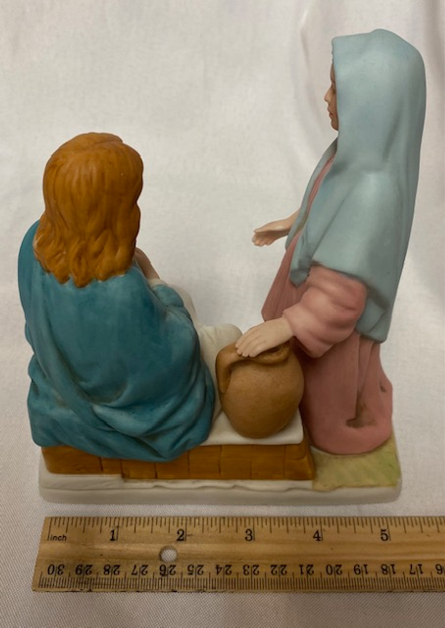 Homco Living Water Ceramic Statue 