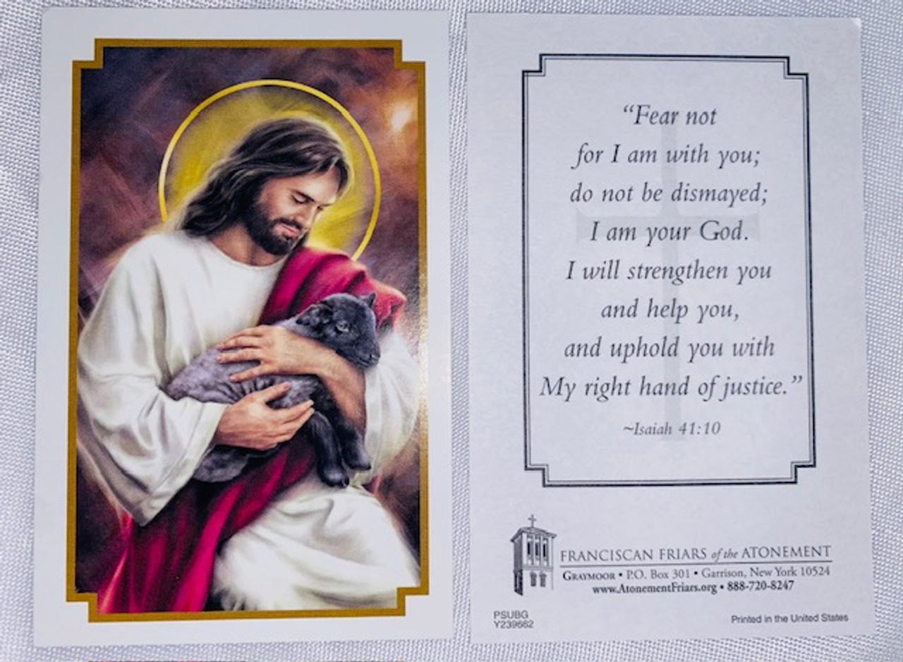 "Fear Not"  Prayer Card
