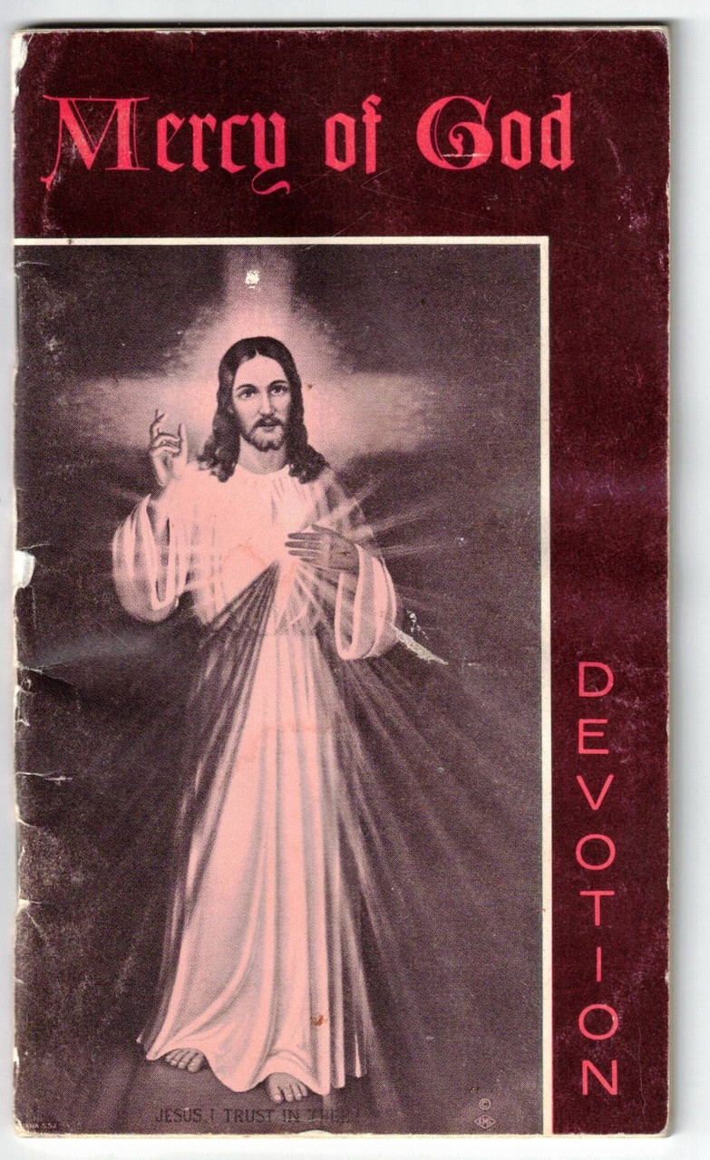 Mercy of God Devotion Booklet by Theodore Zaremba, OFM, 1978 printing