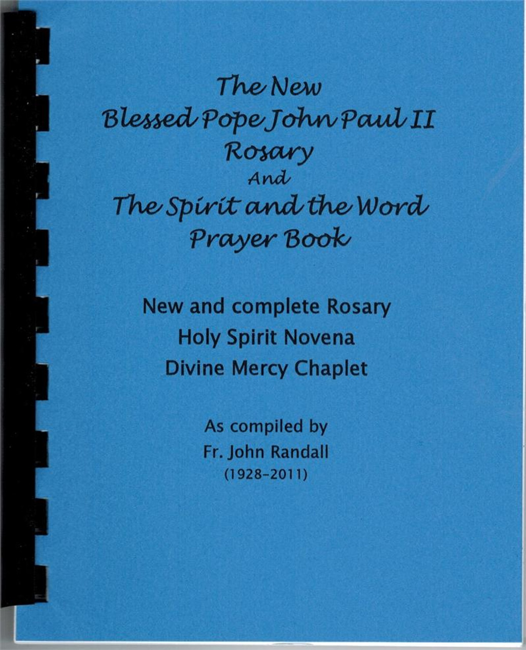The New Pope John Paul II Rosary and The Spirit and the Word Prayer Book
