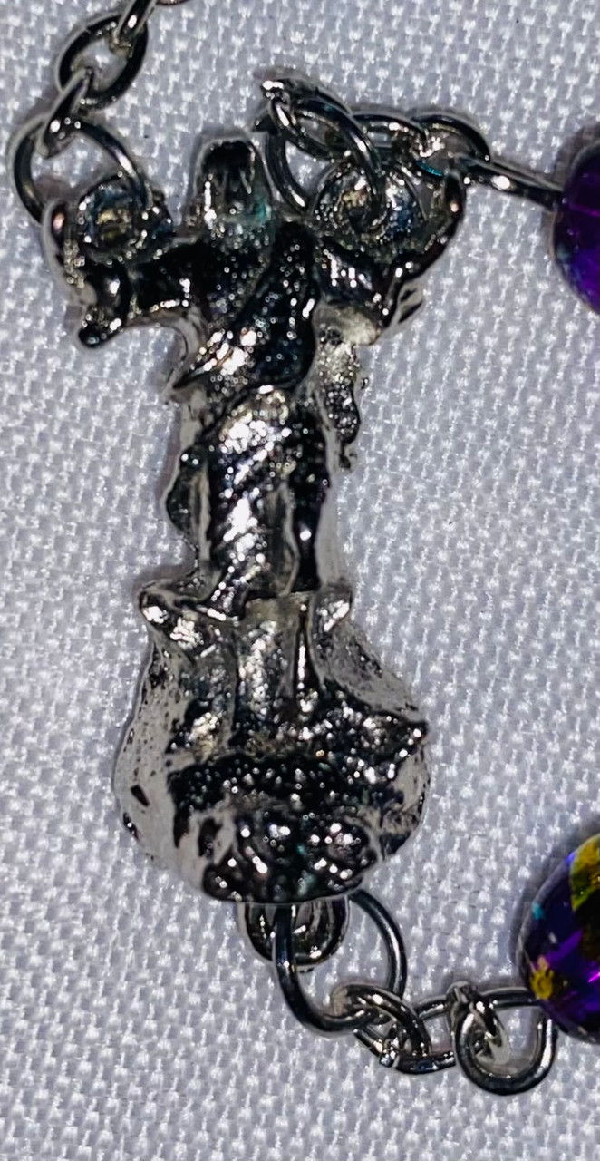 Colorful, Unique Vintage Rosary with Sturdy Case