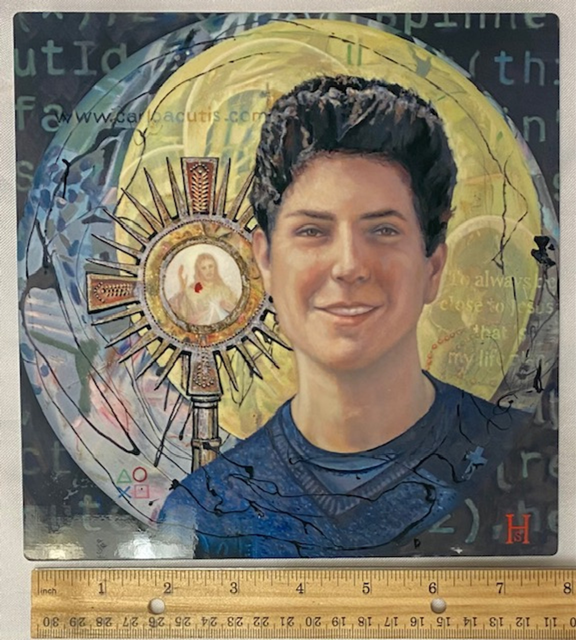 8" x 8" Carlo Acutis Wall Tile 8" x 8" Carlo Acutis Wall Tile