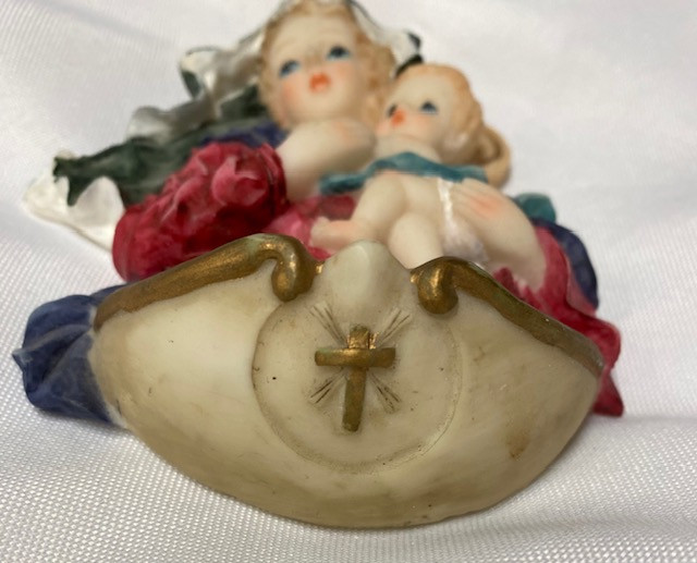 Vintage Holy Water Font - Resin