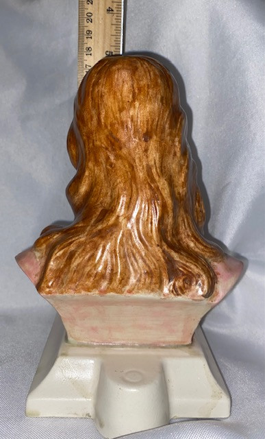 Vintage Ceramic Bust of Our Lord Jesus Christ