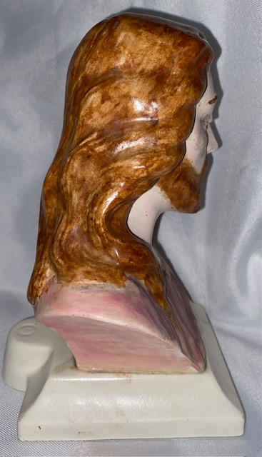 Vintage Ceramic Bust of Our Lord Jesus Christ