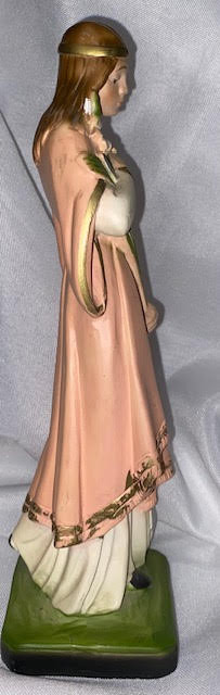 Vintage Statue of St. Philomena  8.5"
