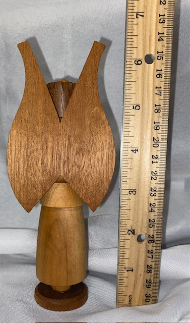 Vintage Wood Angel Candle Holder