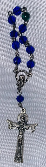 Sweet Vintage One-decade Faceted Bead Rosary