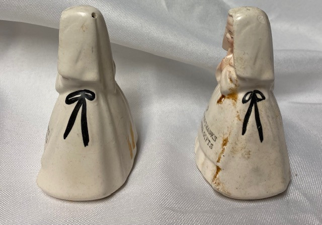 Antique/Vintage Nun Salt/Pepper Shakers - Japan Porcelain 
