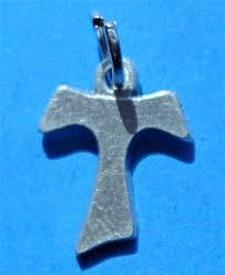 Tau Cross - 3/4" Flat Charm