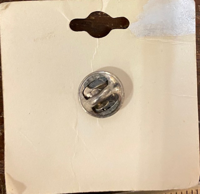 Genuine Pewter Vintage Guardian Angel Lapel Pin - Unused