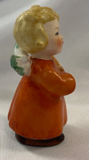 Adorable Rare Vintage  Goebel Hummel Figurine - Angel with Guitar