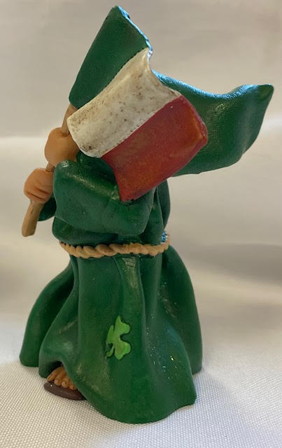 New in Box! Vintage Friar Folk Figurine - God Bless the Irish