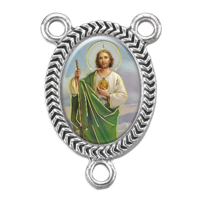 Saint Jude Picture Rosary Centerpiece