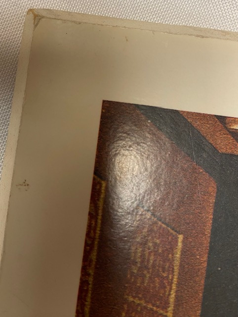 Vintage Last Supper Image on Pressboard