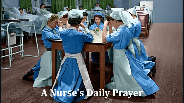 A Nurse's Daily Prayer Card 