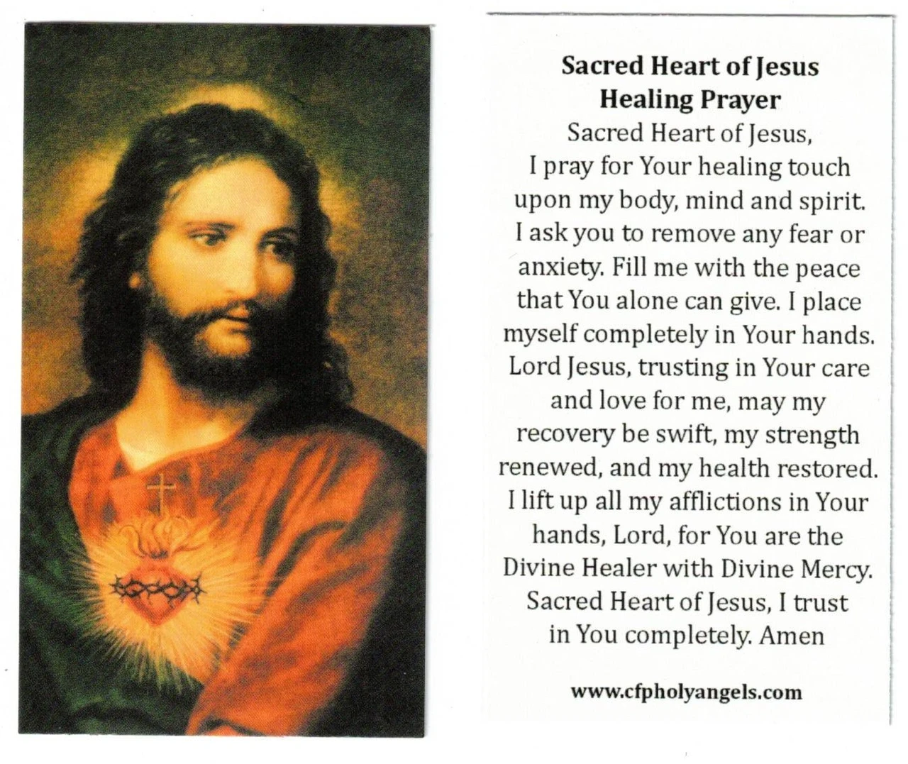 Sacred Heart of Jesus Healing Prayer
