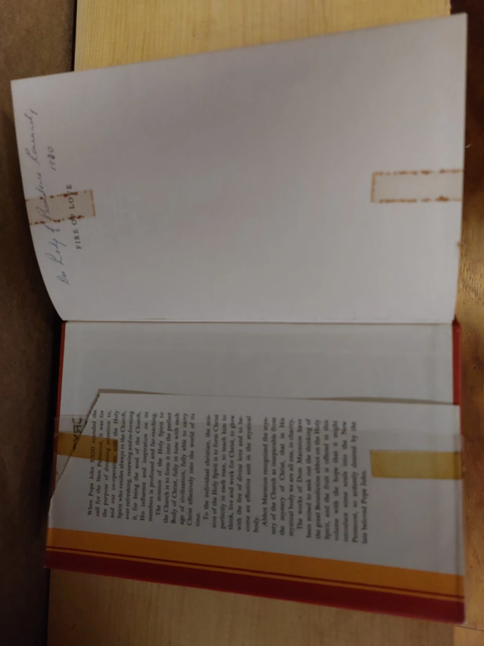 Fire of Love: An Anthology compiled by Father Charles Dollen