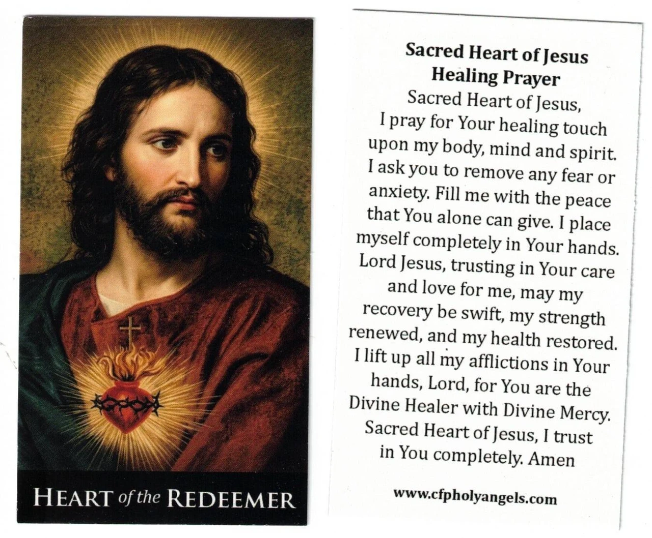 Heart of Jesus Sacred Heart of Jesus Healing Prayer