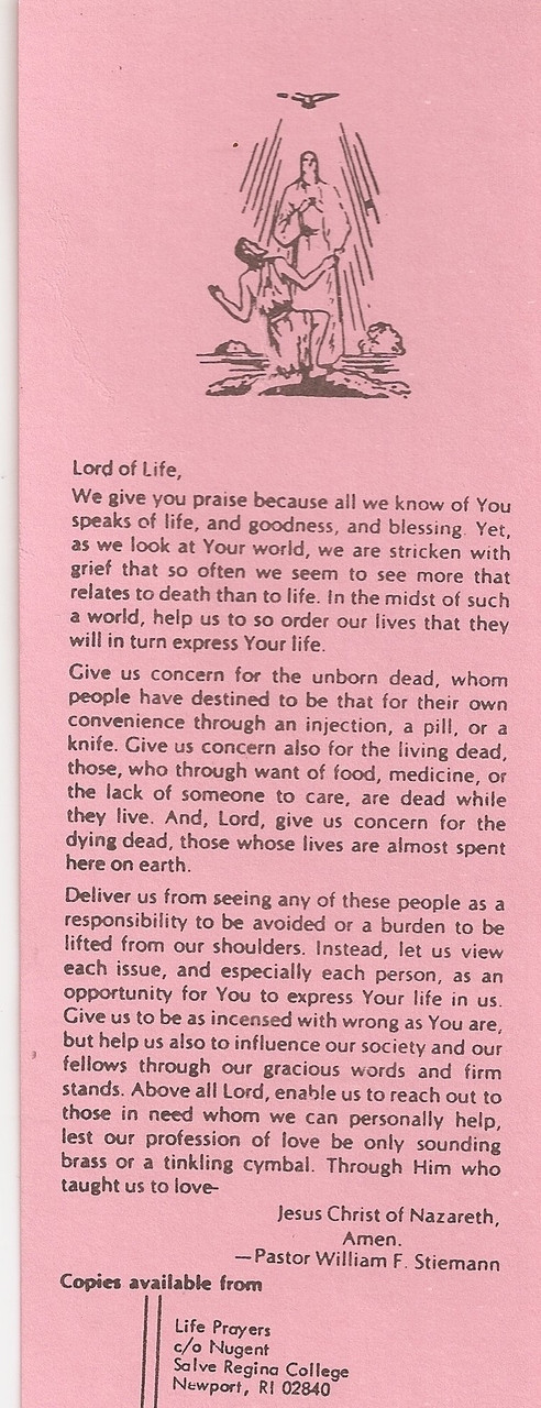 Prayer for All People Card