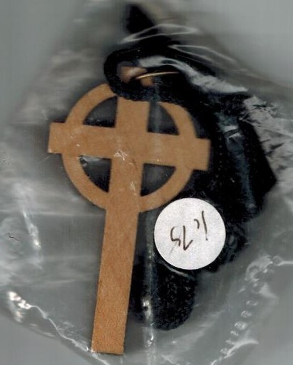 Wood Cross Necklace with Jesus image – Loja Esperança