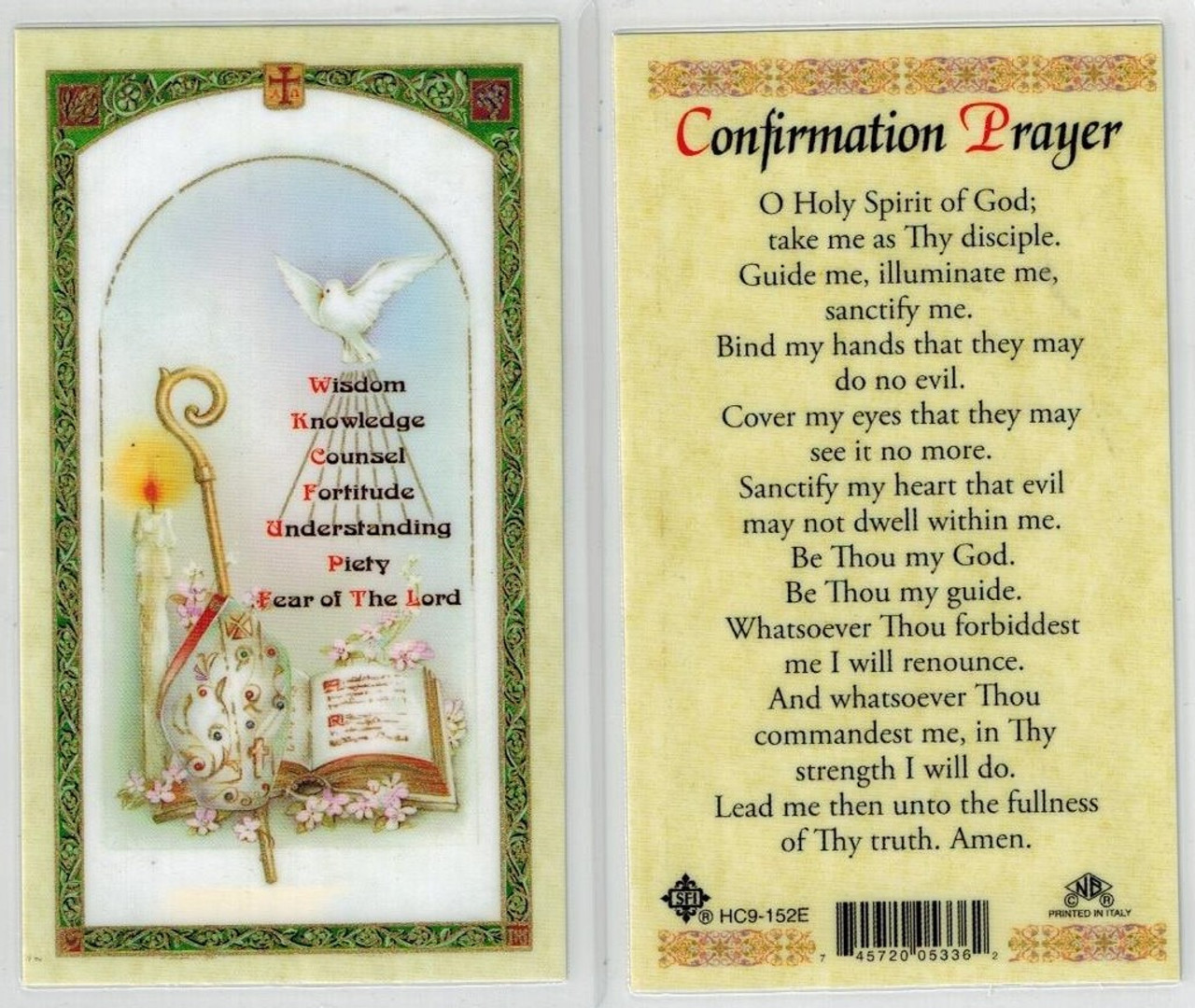 Confirmation Prayer