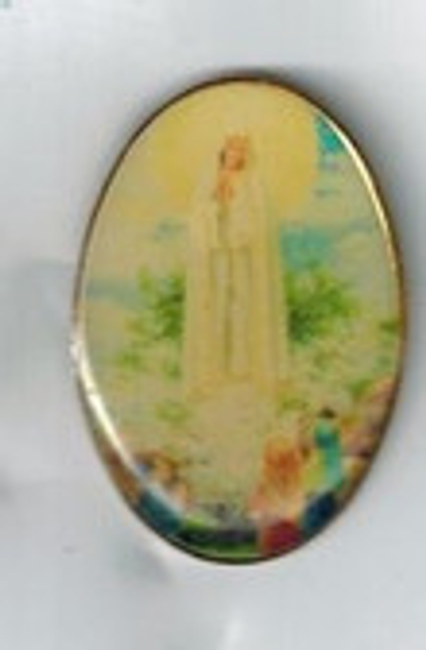 Our Lady of Fatima Colorful Lapel Pin