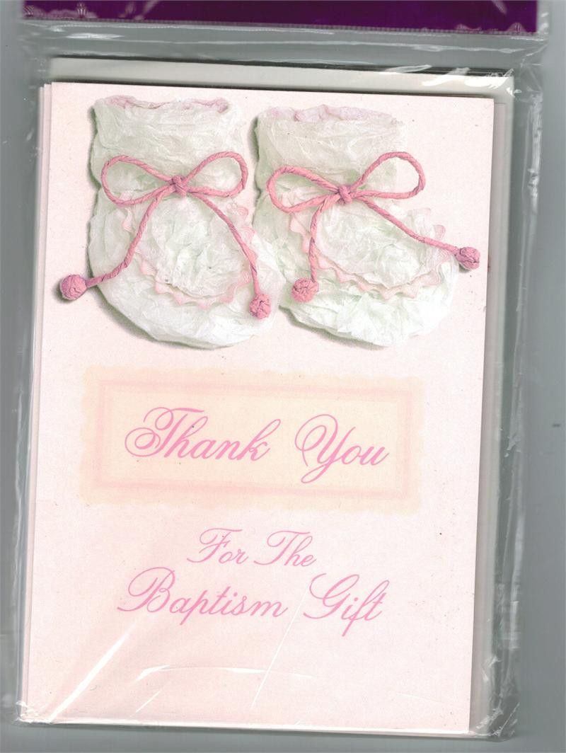 Baptism Thank You Cards for a Girl