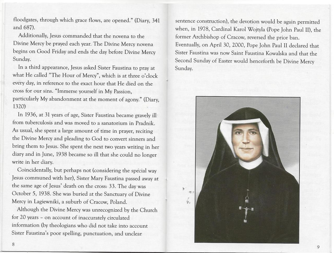 Divine Mercy Prayer Booklet