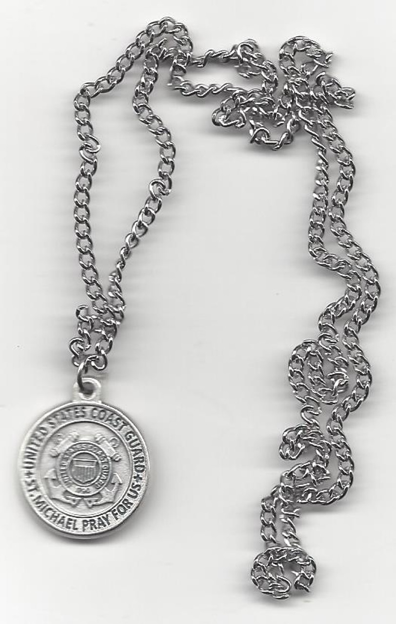 Coast Guard Medal On Chain