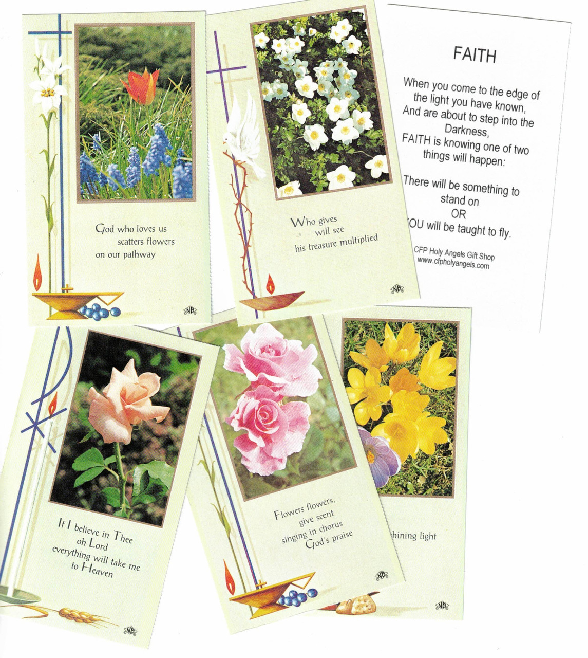 Faith Inspirational Thought Prayer Card
