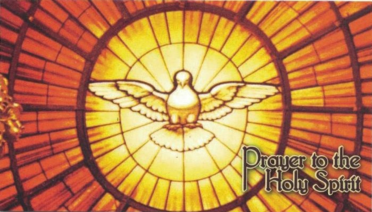 Prayer To The Holy Spirit Card