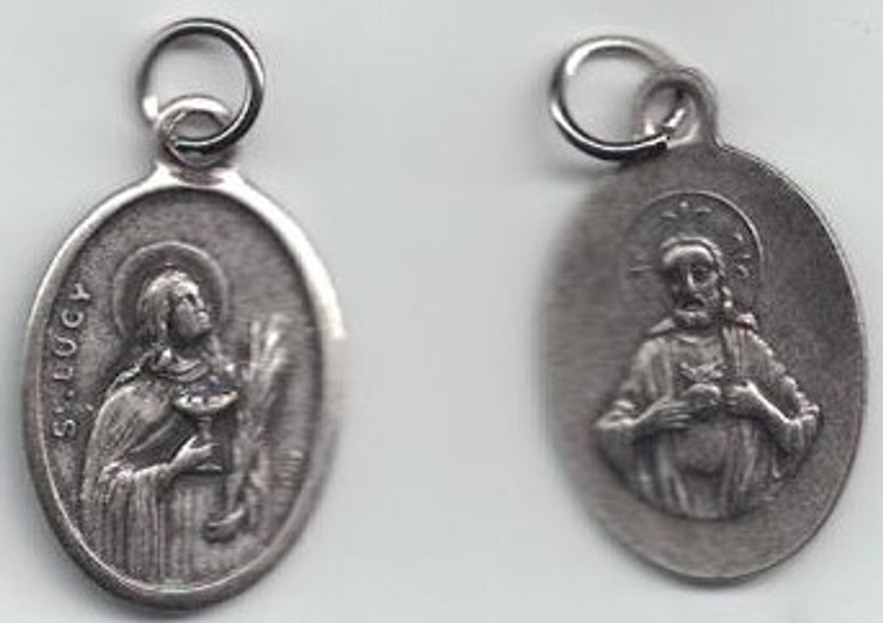 St. Lucy/Sacred Heart Medal