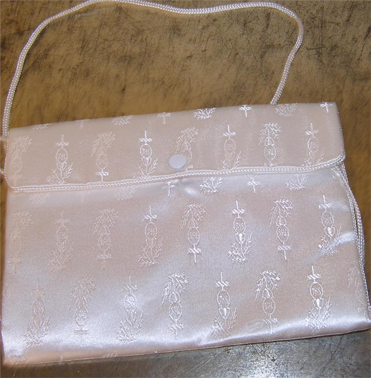 Swea Pea & Lilli CP25 White Lace Communion Purse - Pink Princess