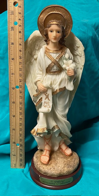 Archangel Gabriel Statue - Twelve Inches