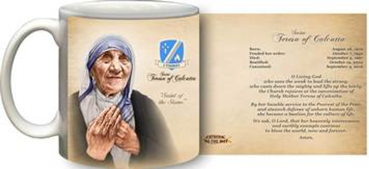 St. Teresa of Calcutta Commemorative Prayer Mug