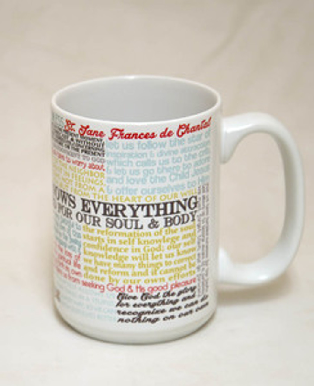 Saint Jane Frances de Chantal Quote Mug