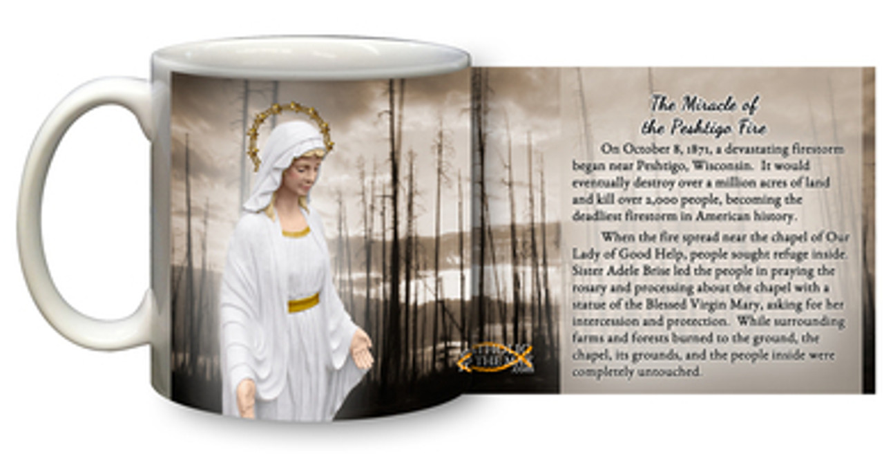 Our Lady of Good Help: The Miracle of the Peshtigo Fire Mug