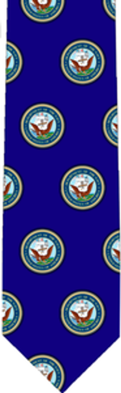 Navy Pattern Tie
